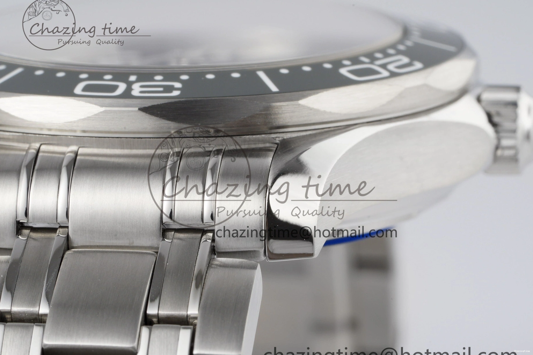 0322 Seamaster Diver 300M ZF 1:1 Best Edition Green Ceramic Green Dial on SS Bracelet A BestValue 7825